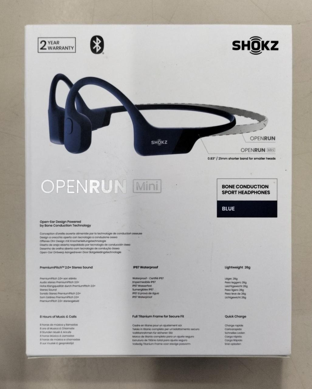 SHOKZ S803 Bone Conduction Headphones Bluetooth SBC 20Hz-20kHz