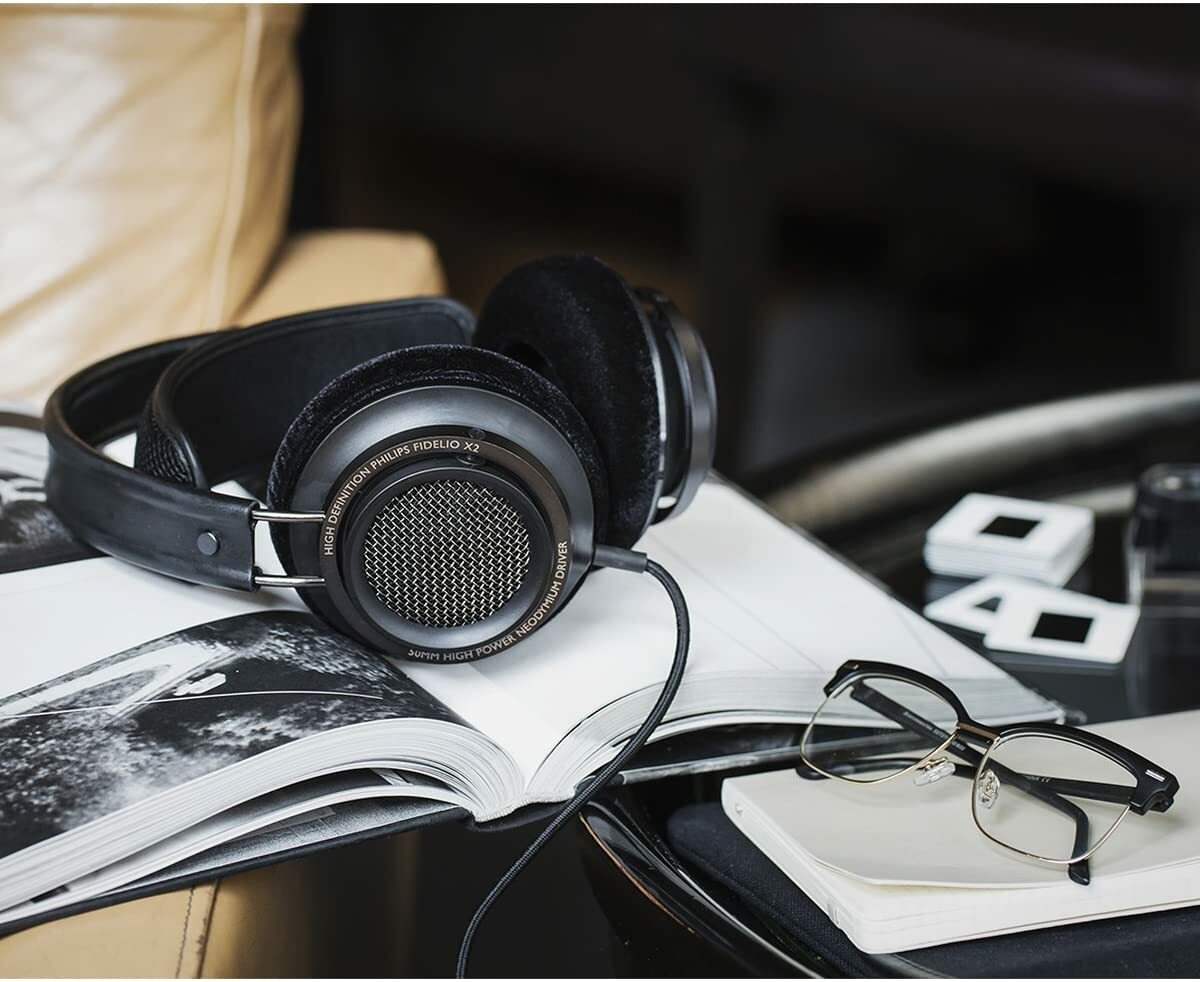 Philips Fidelio X2HR Over-Ear Open-Air Headphone – Black