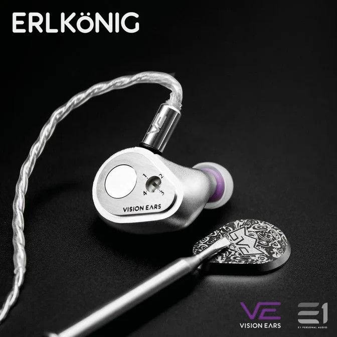 Vision Ears Erlkonig 13BA Flagship In-Ear Monitor 4 Tuning Switches – Germany
