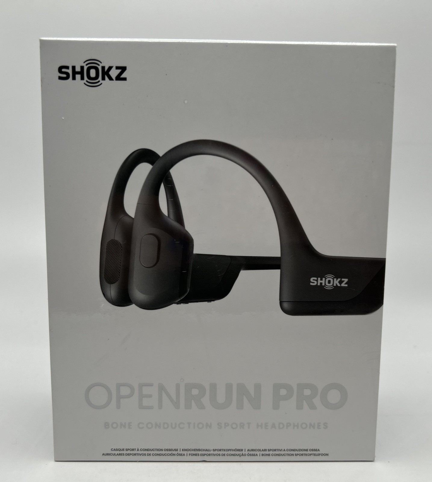 Shokz OpenRun Pro Bluetooth Bone Conduction Sport Headphones Black NEW SEALED
