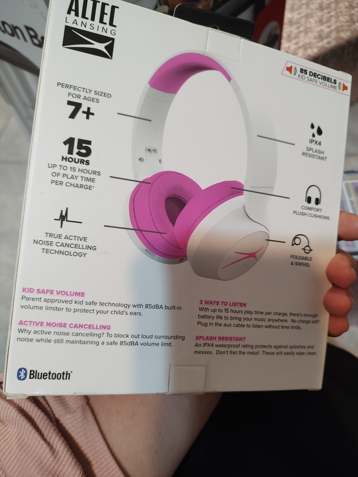 Altec 2 In 1 kids noise cancelling headphones