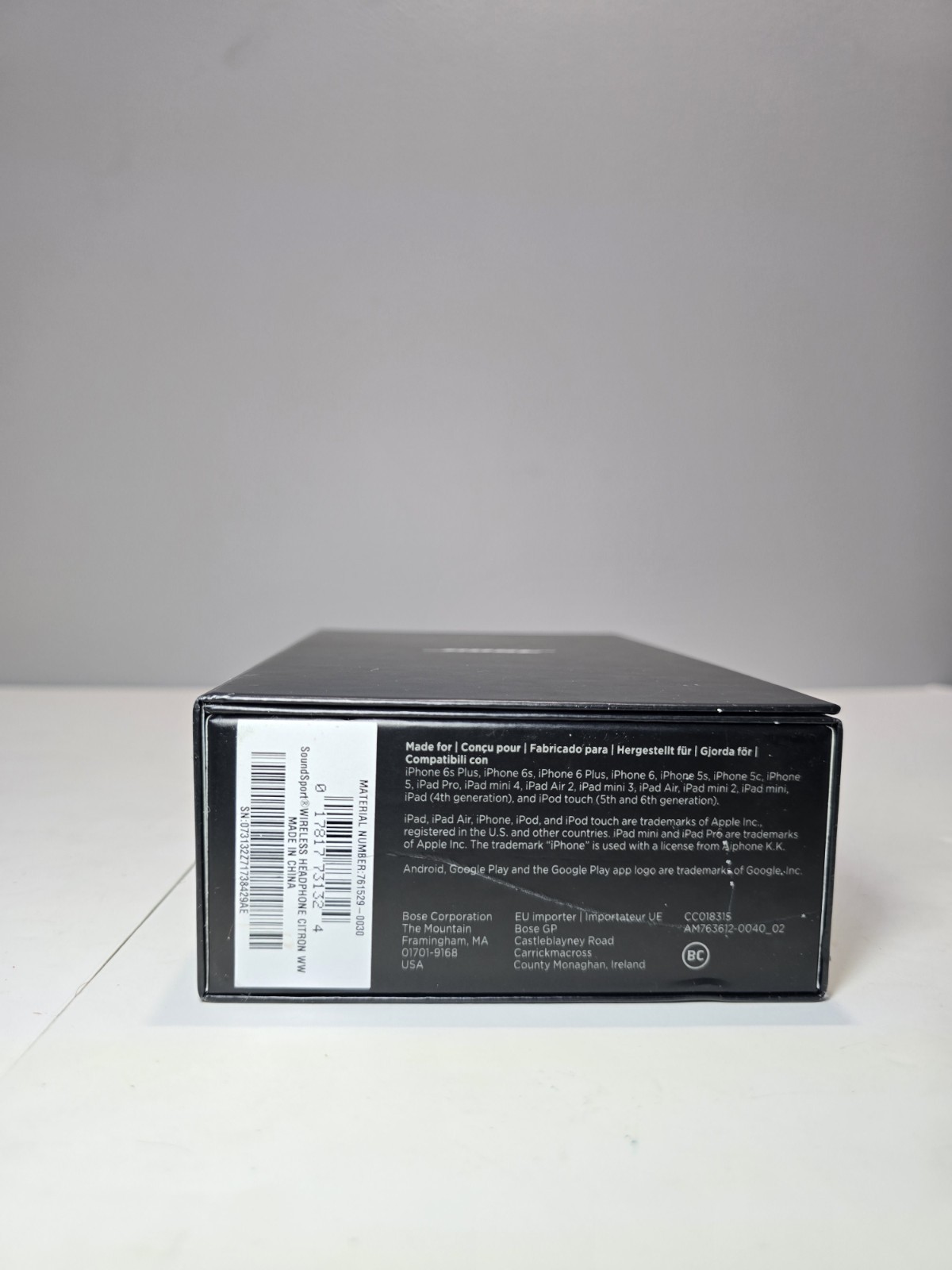 98%NEW Bose SoundSport Wired 3.5mm Jack Earbuds In-ear Headphones IOS / Android