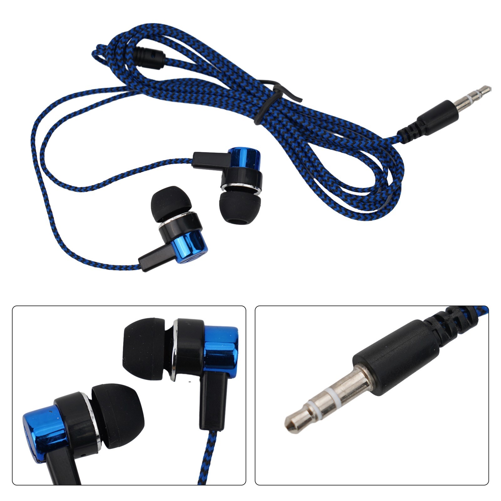 Music Playing Wired Headphones 1.2 M Cable Length 115 DB/mv Sensitivity