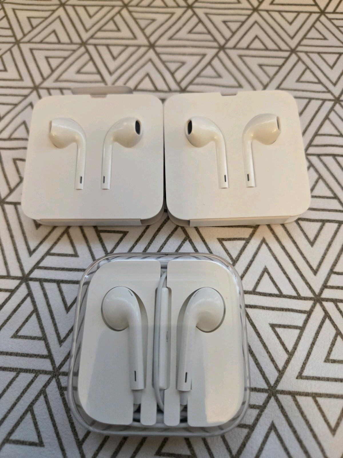 Lot Of Three Wired Apple Earbuds
