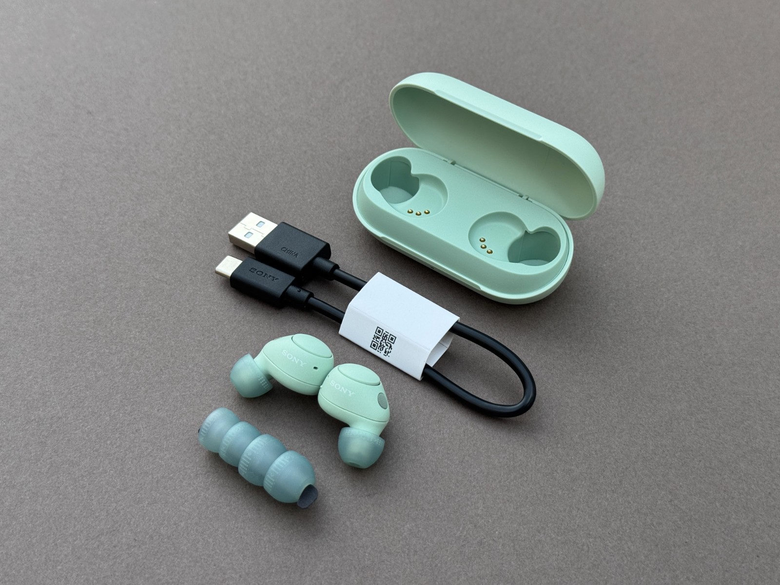 Sony WF-C700N Noise Canceling Truly Wireless Earbuds – Sage Green #OB