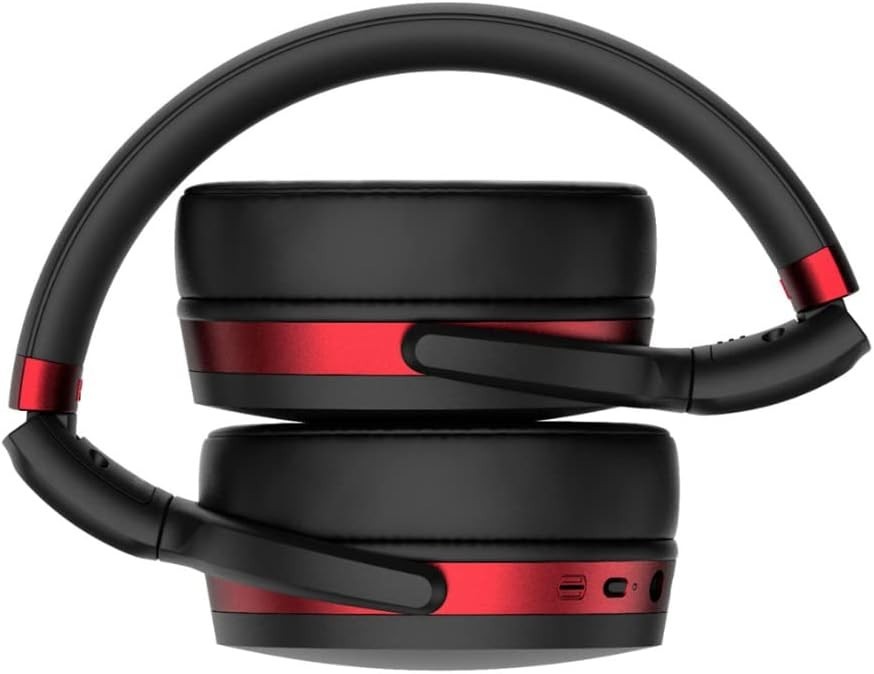 Sennheiser HD 458BT Wireless Headphones Bluetooth 5.0 ANC Black/Red NEW