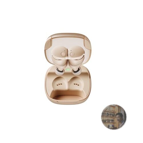 Audio-Technica ATH-CKS50TW2 Wireless Earbuds Beige IP55 Waterproof 25H Playtime