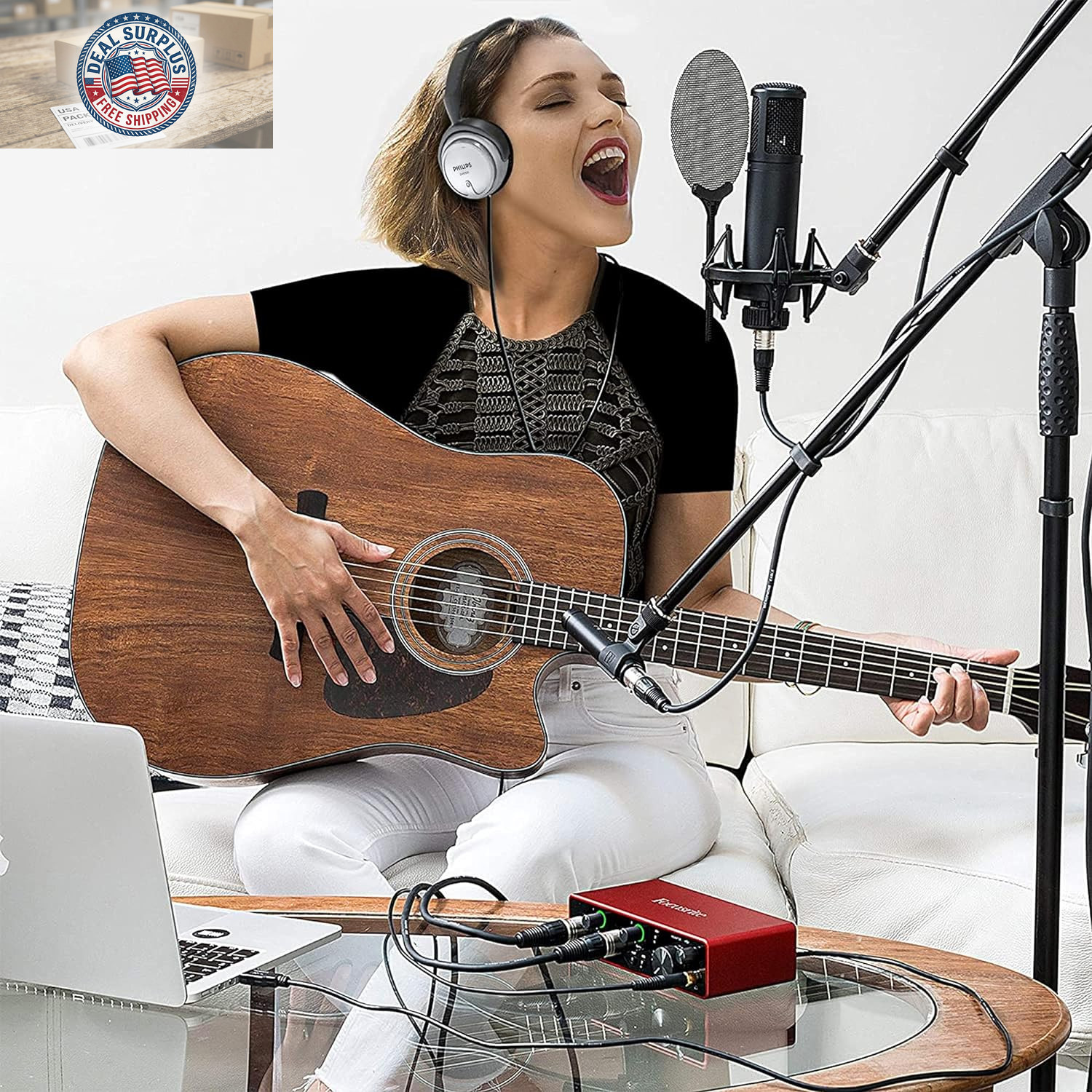 over Ear Wired Stereo Headphones for Podcasts, Studio Monitoring and Recording H