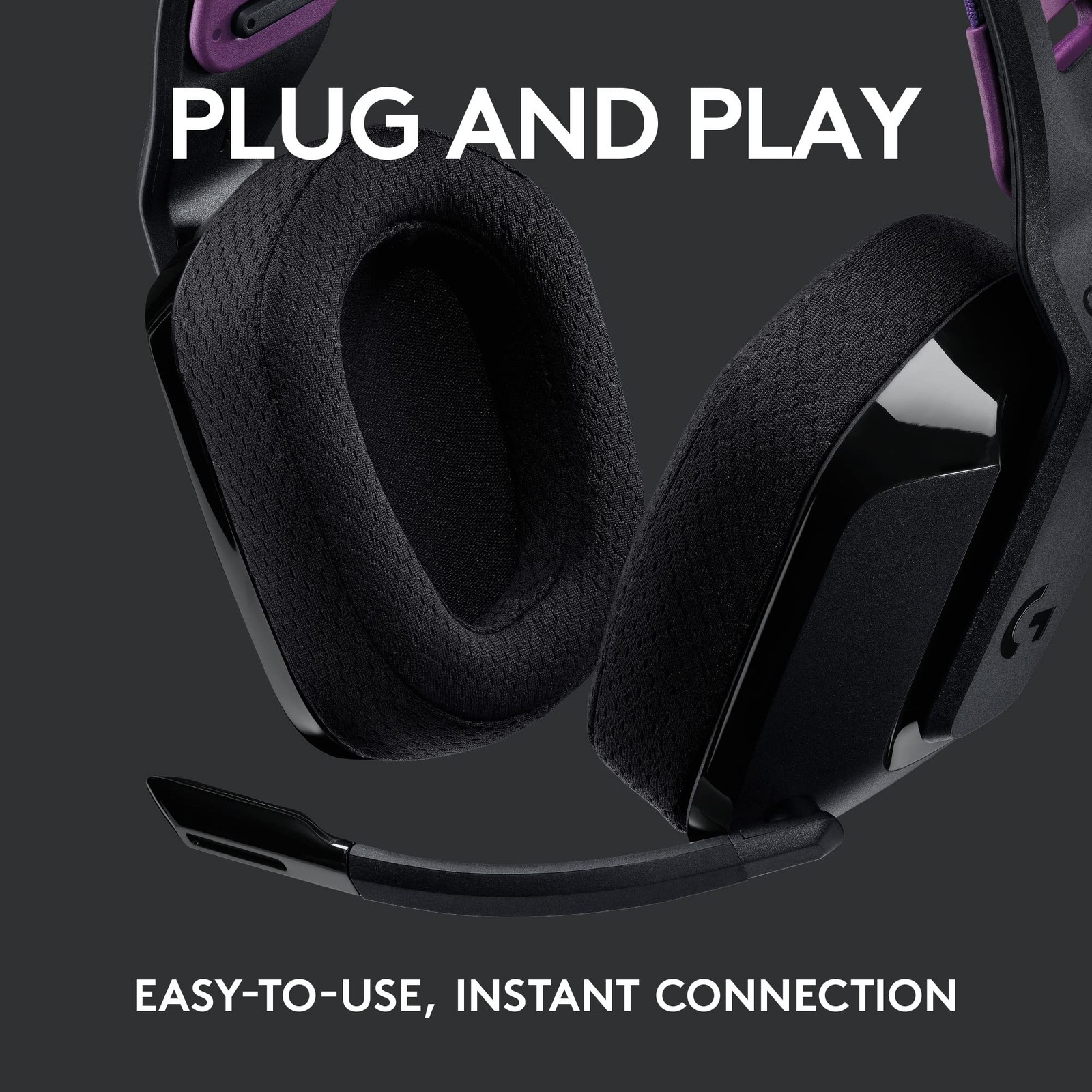 Logitech – G535 LIGHTSPEED Wireless Gaming Headset for PC, PS5, PS4 – Black