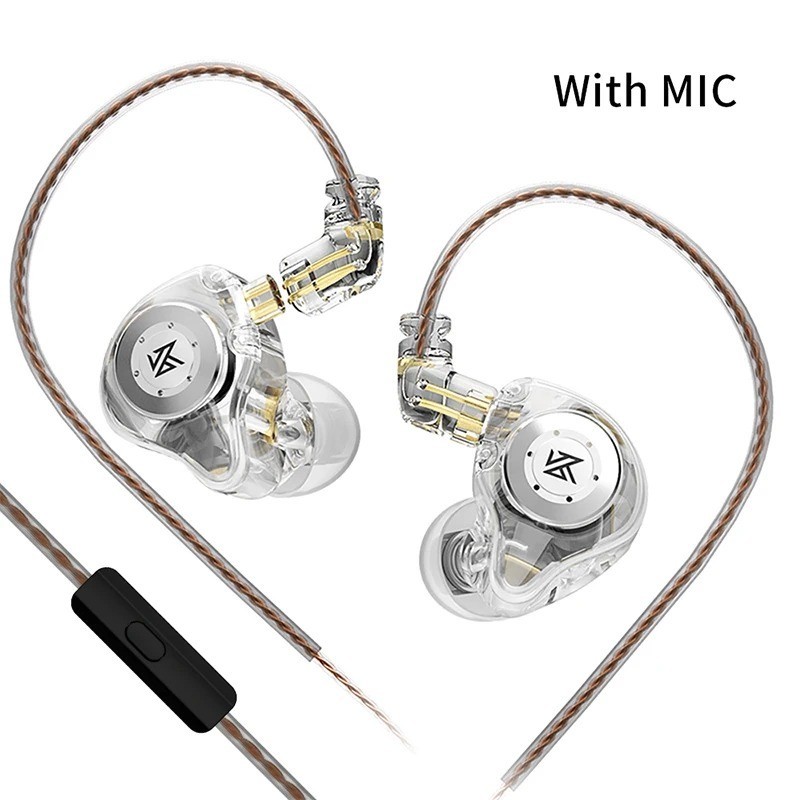 Kz Edx Pro Earphones Dynamic in Ear Monitor Hifi Wired Headphones Bass Stereo Ga