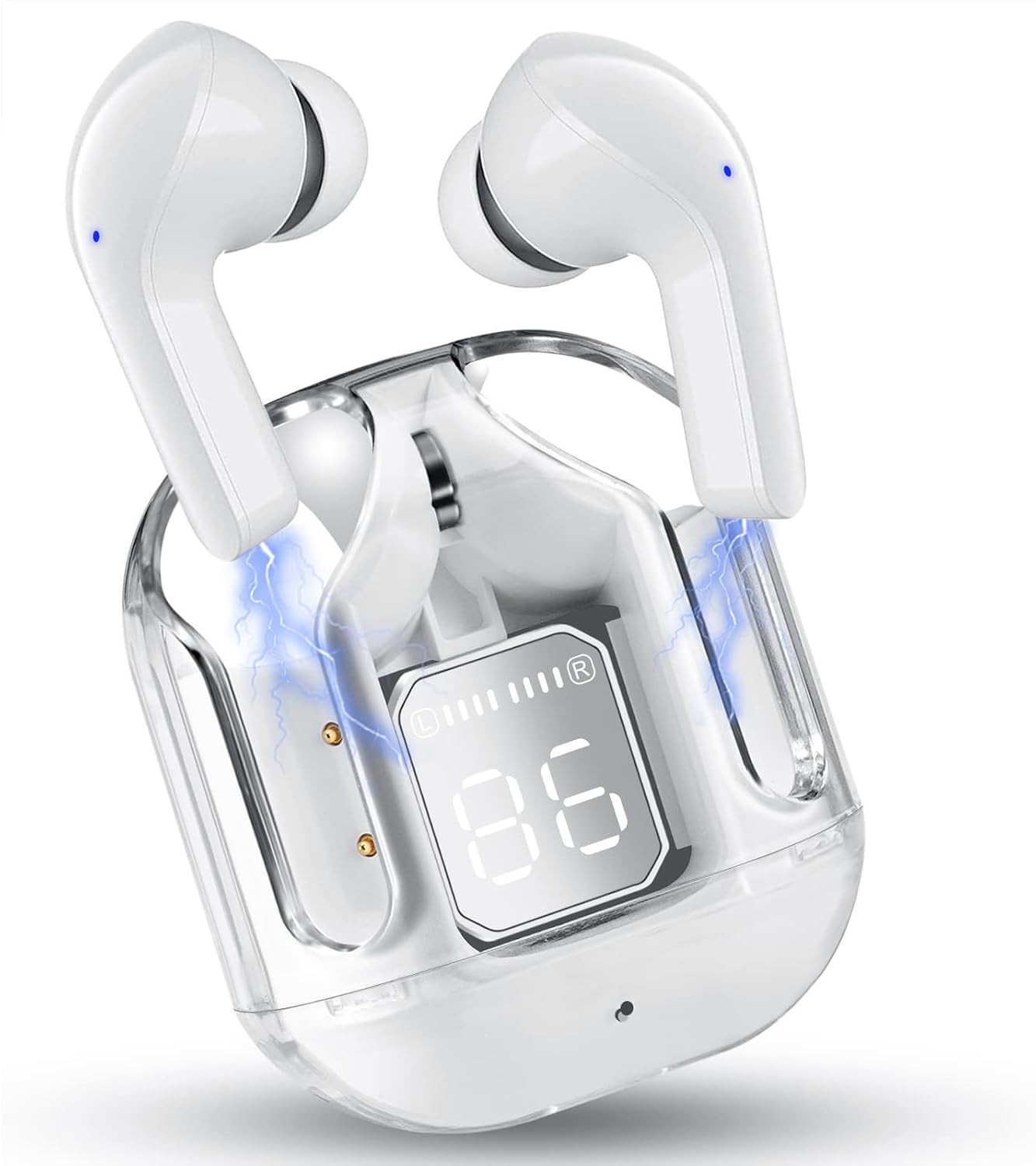 Wireless Earbuds, Bluetooth 5.4 in Ear Headphones with Noise Cancelling Mic, 48H