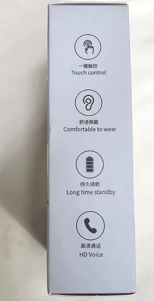 NEW Hyundai Earclip C7 Wireless Earbuds – Purple (Box Error Labeled Black)