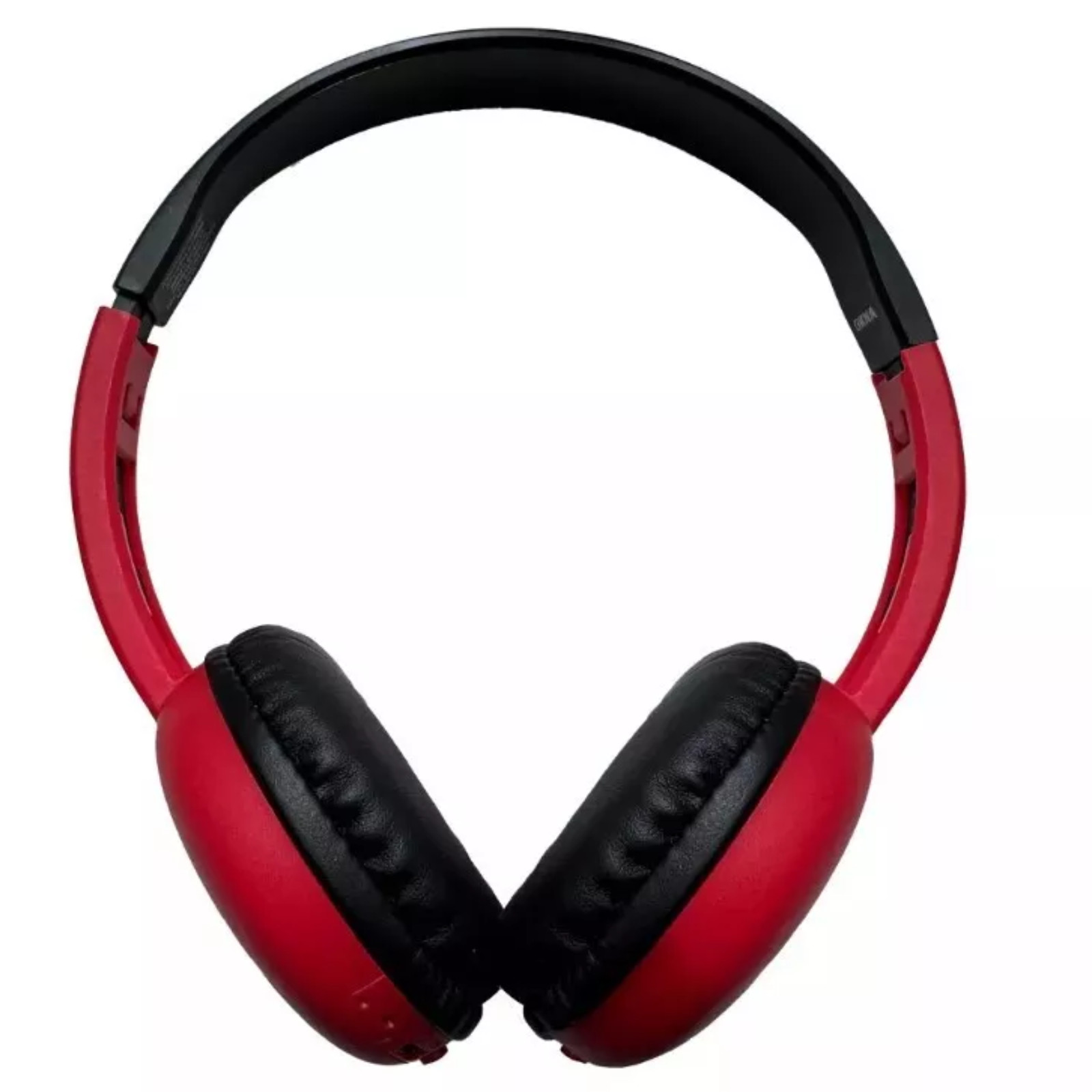 Pringles Wireless Headphones Bluetooth Rechargeable Cushioned Cup Red Black NEW