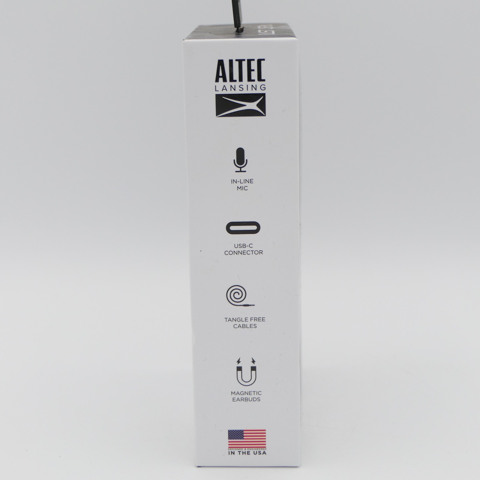 Altec Lansing Connect In-Ear 2.0 Wired Stereo Earphones w/ USB-C Connector Black