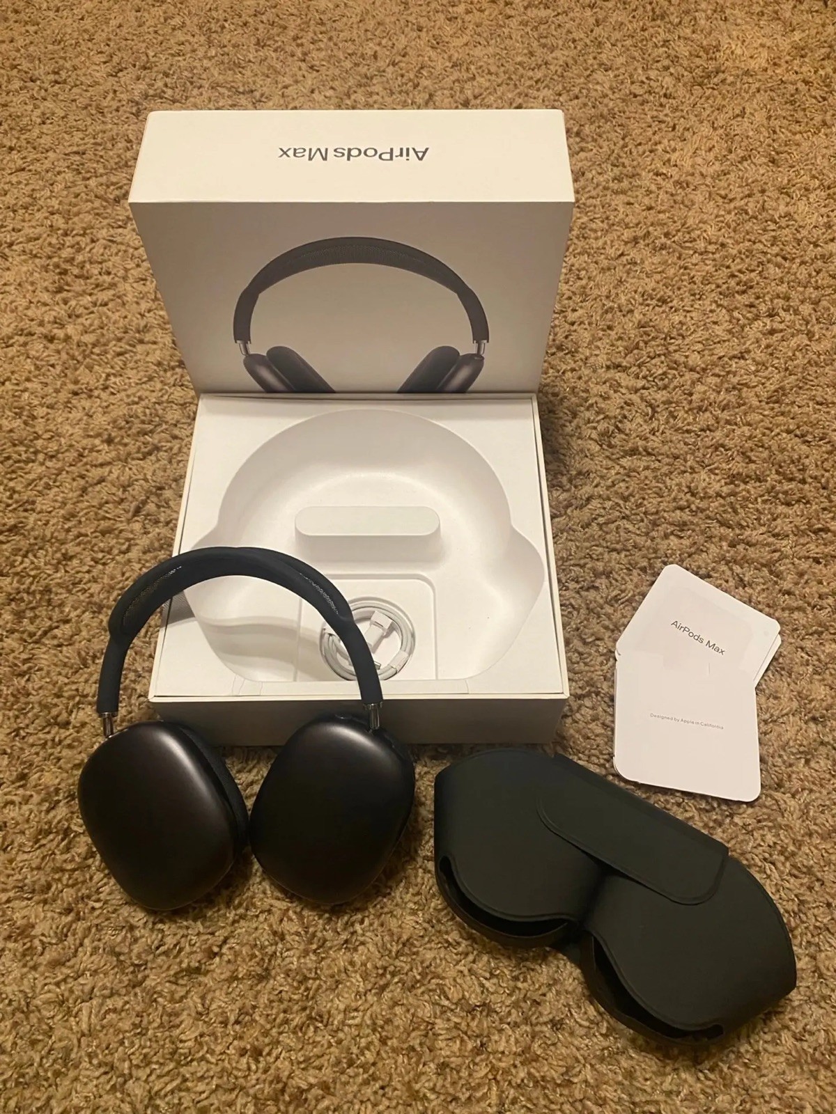 Apple AirPods Max USB-C Over Ear Midnight Headphones – New Open Box