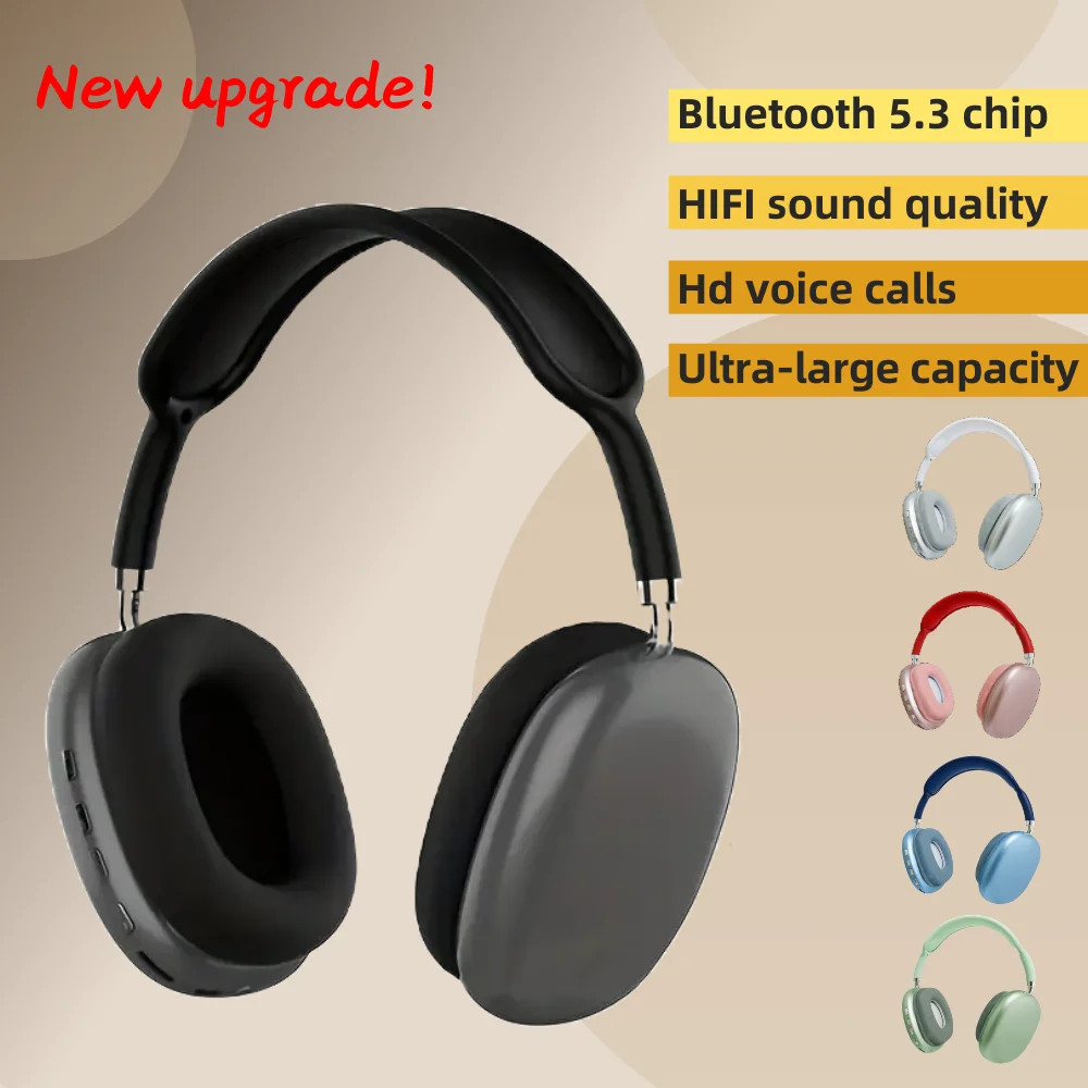 Bluetooth Sound Isolated Stereo Clean HiFi Headphones for PC and Universal Phone