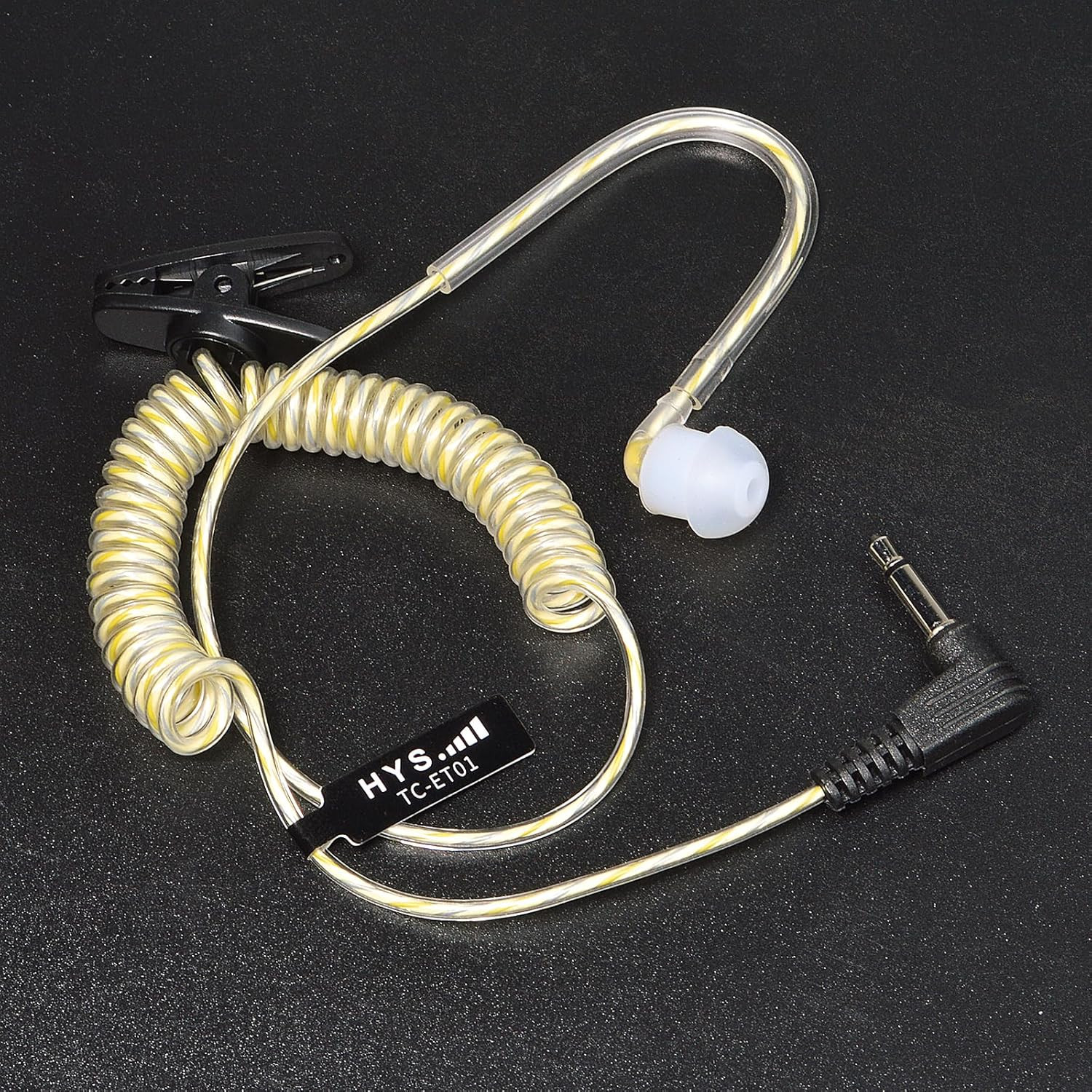 Surveillance Listen Only Balanced Armature 3.5mm Earphone, Soft in-Ear Dynamic S