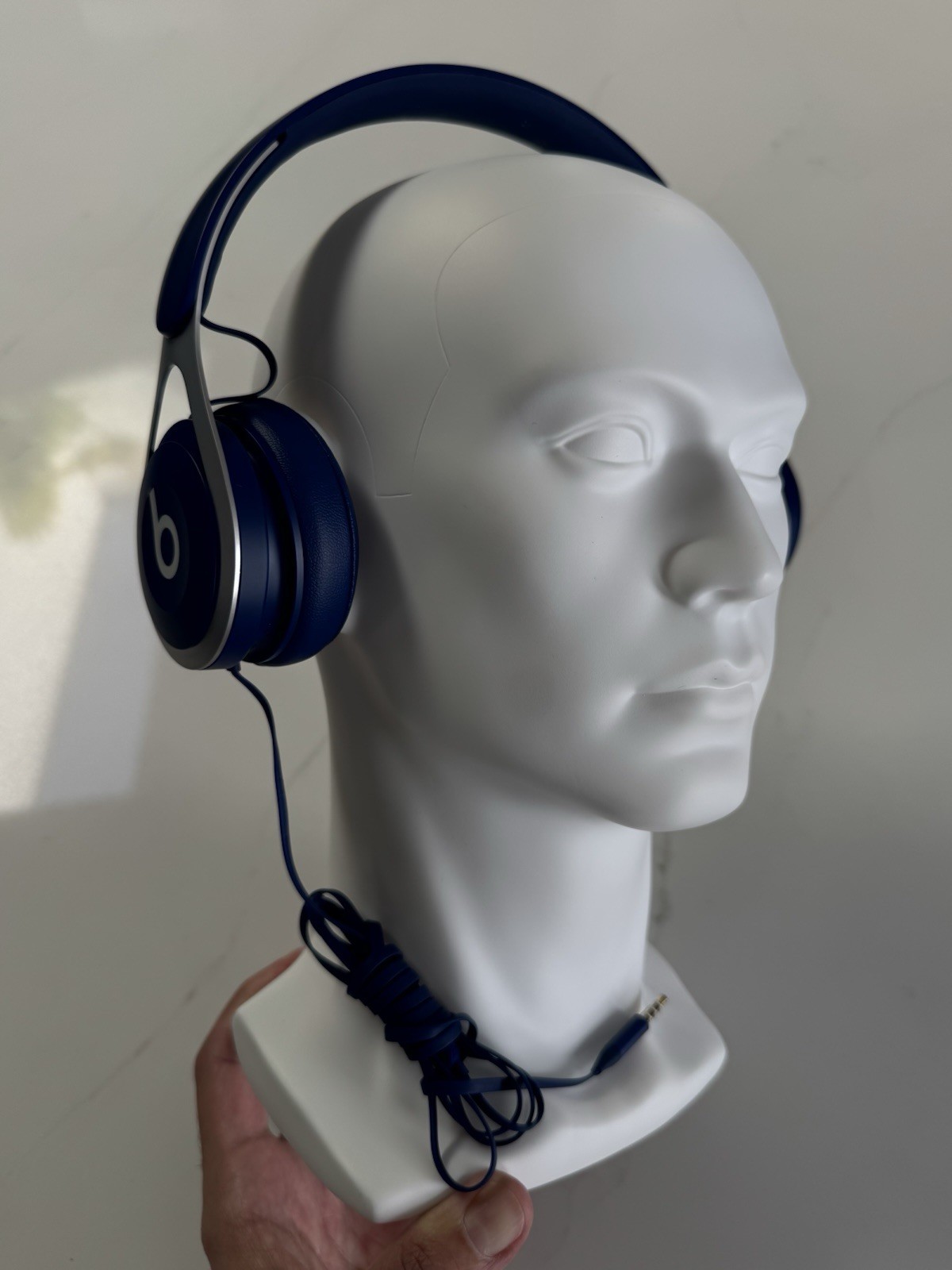 Beats by Dr. Dre Beats EP Blue/Silver Wired On-Ear Headphones 3.5mm Mic