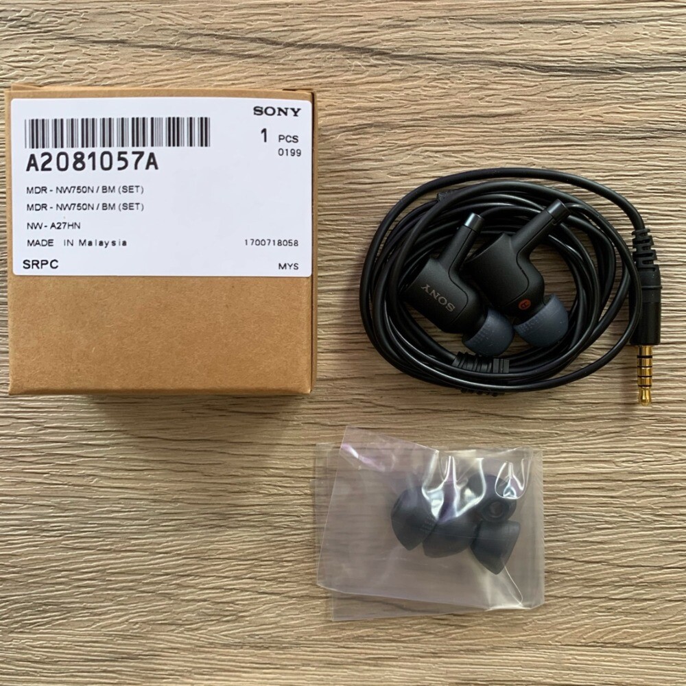 Sony MDR-NW750N Headphones Black Noise Canceling for WALKMAN A20/ZX100