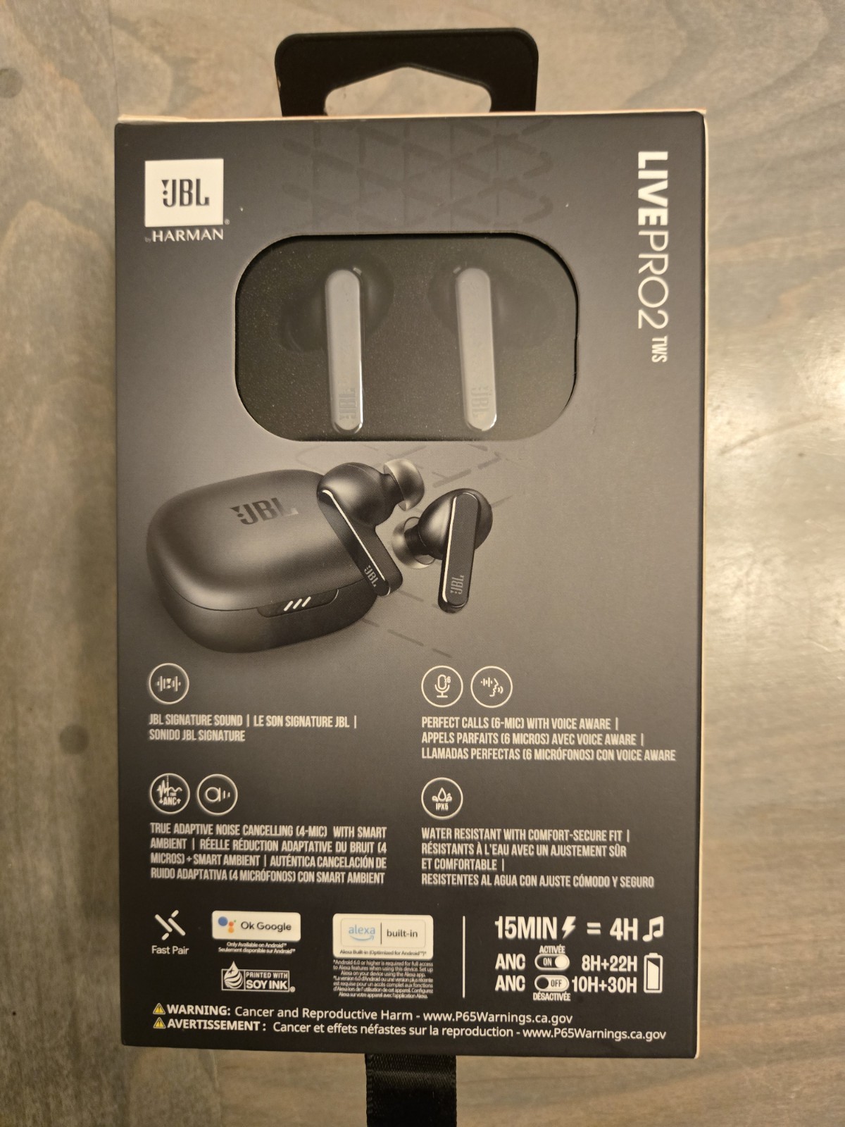 JBL Earbuds Live Pro 2 In Ear Bluetooth New In Sealed Box