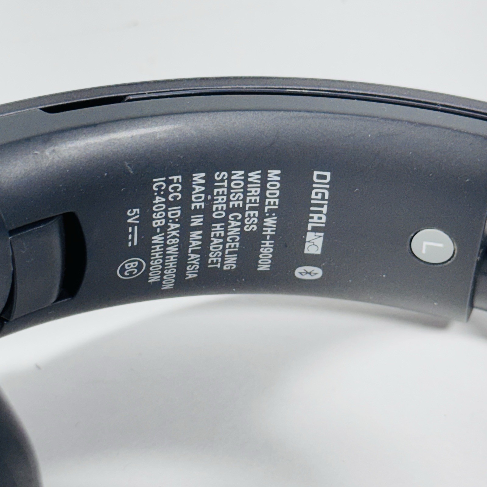 Sony WH-H900N Noise Cancelling Wireless Headphones Gray Needs Pads