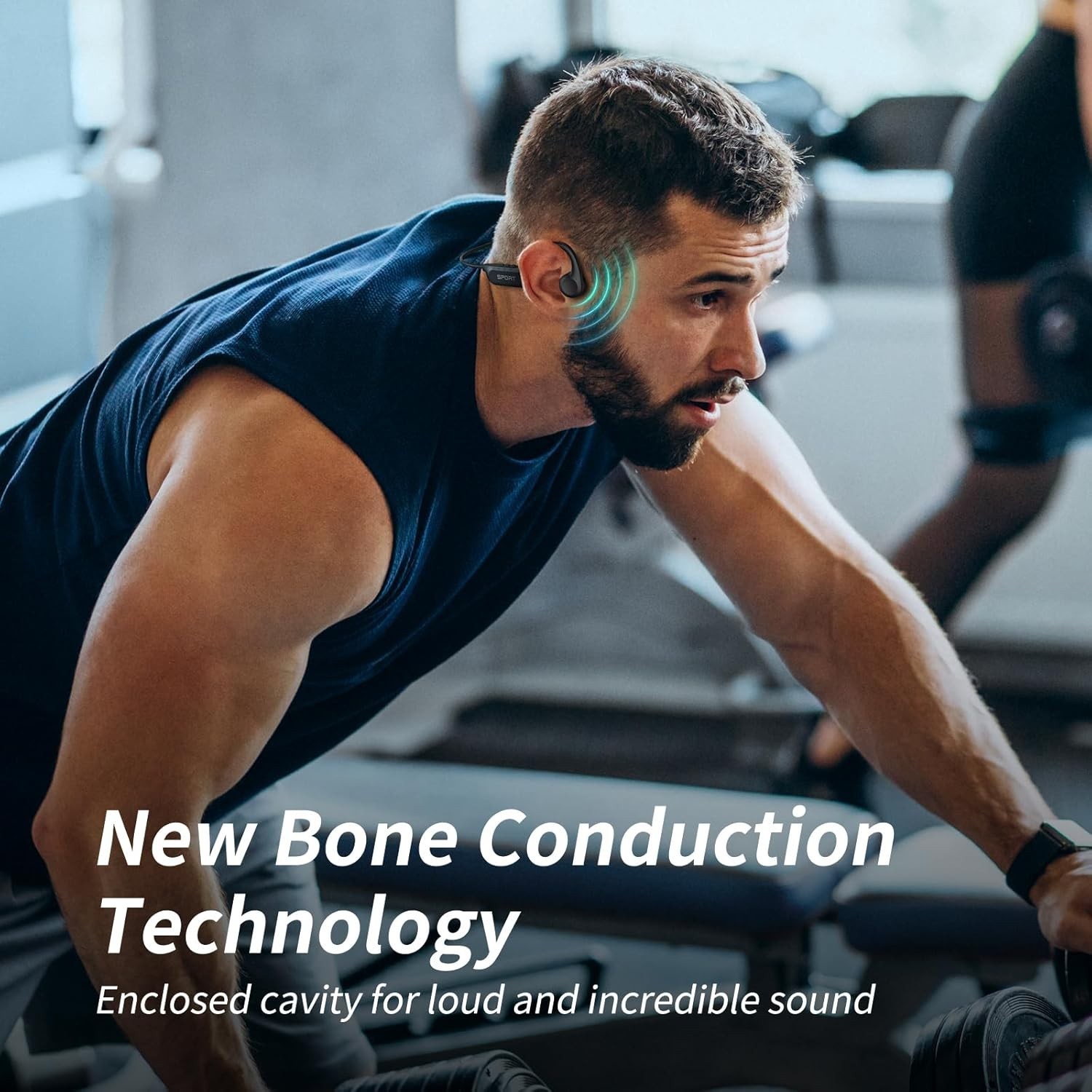 Exceptional Sound & Comfort: Waterproof Bluetooth 5.4 Bone Conduction Headphones