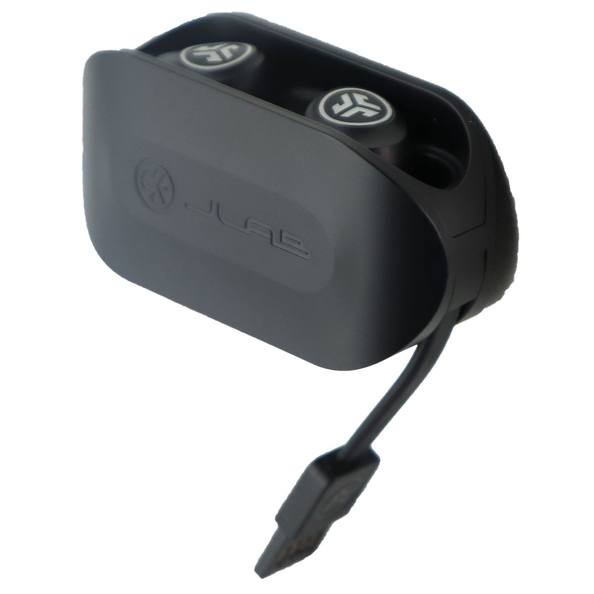 JLab Go Air True Wireless Bluetooth Earbuds + Charging Case – Black
