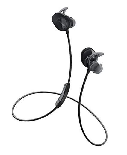 Bose SoundSport, Wireless Earbuds, (Sweatproof Bluetooth Headphones for Black