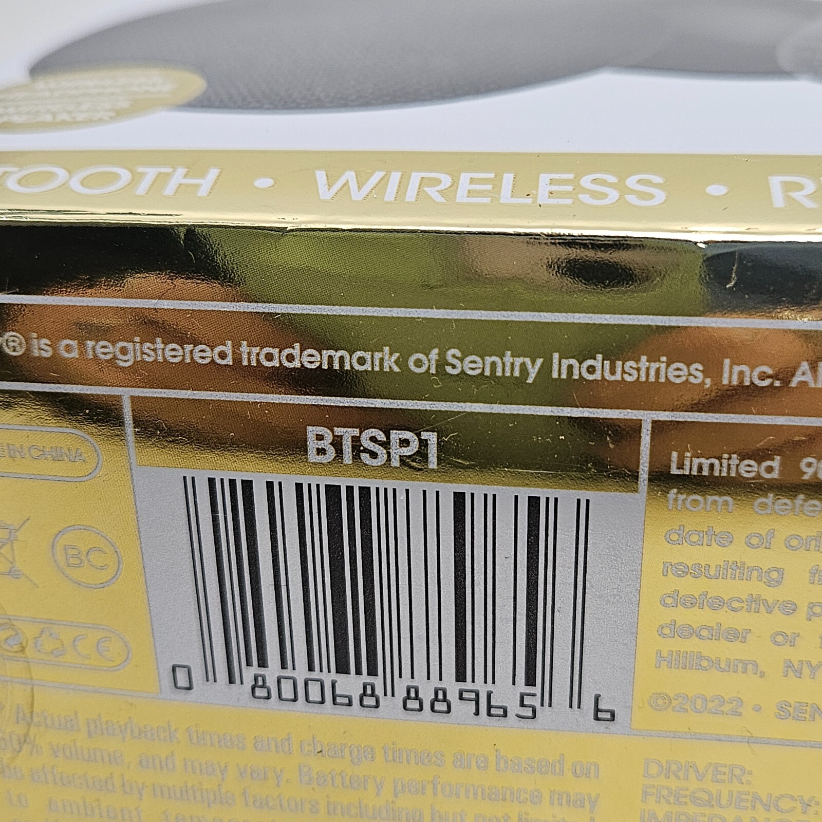 Sentry Platinum Wireless/wired Headphones & Speaker 2 Pack Bluetooth USB