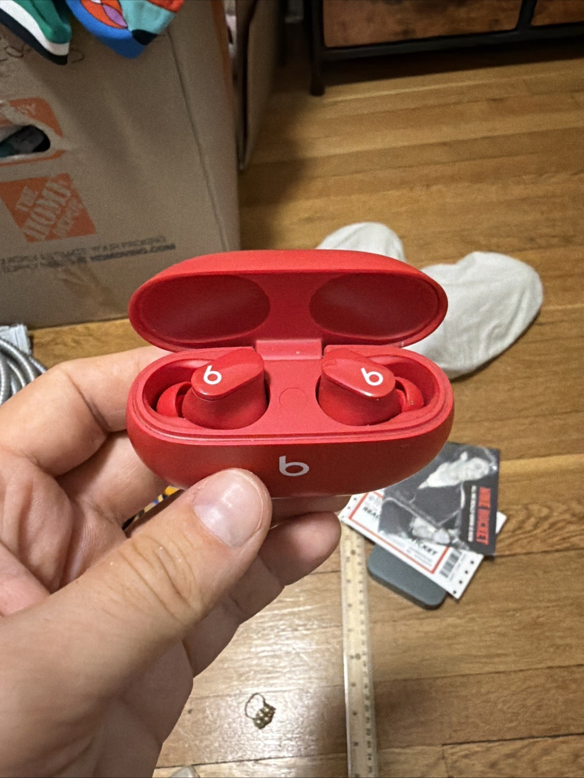 Beats Solo Buds True Wireless Earbuds Red USED