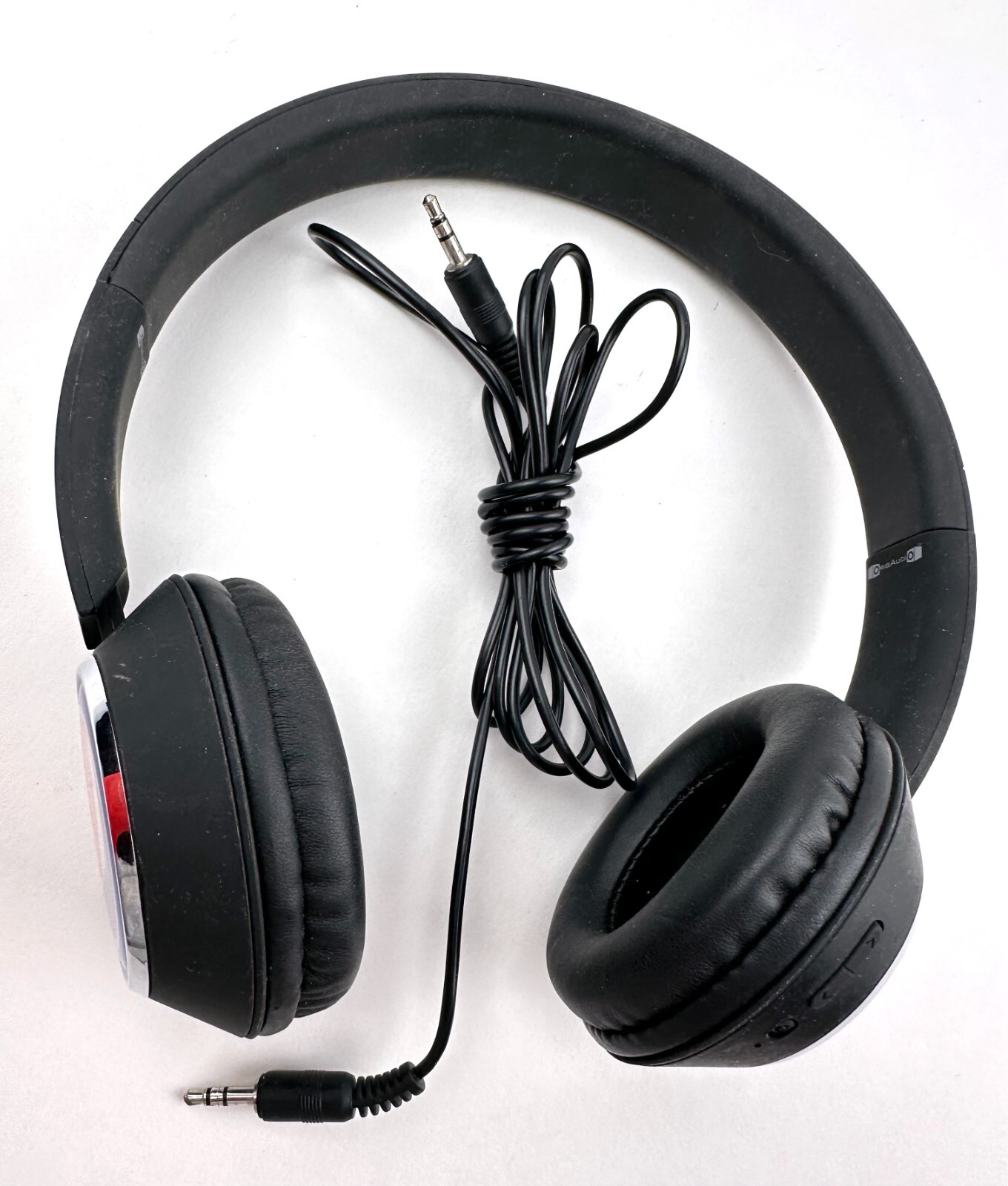 Pepsi Logo Original Audio Headphones 1.5mm Jack – Removable Cord 6′ – Rare
