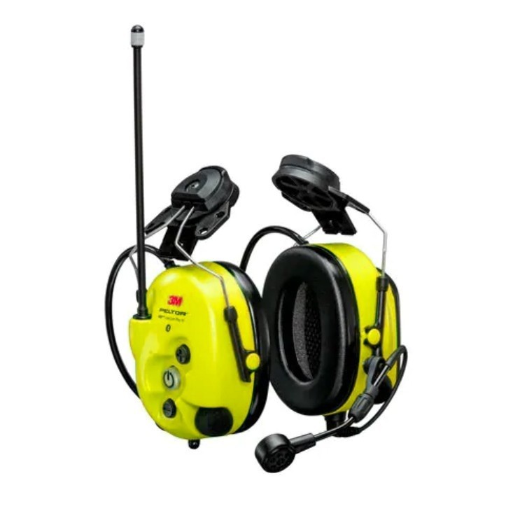 New Peltor LiteCom Plus Two Way Radio Headset – Hard Hat Model – MT73H7P3E4610NA