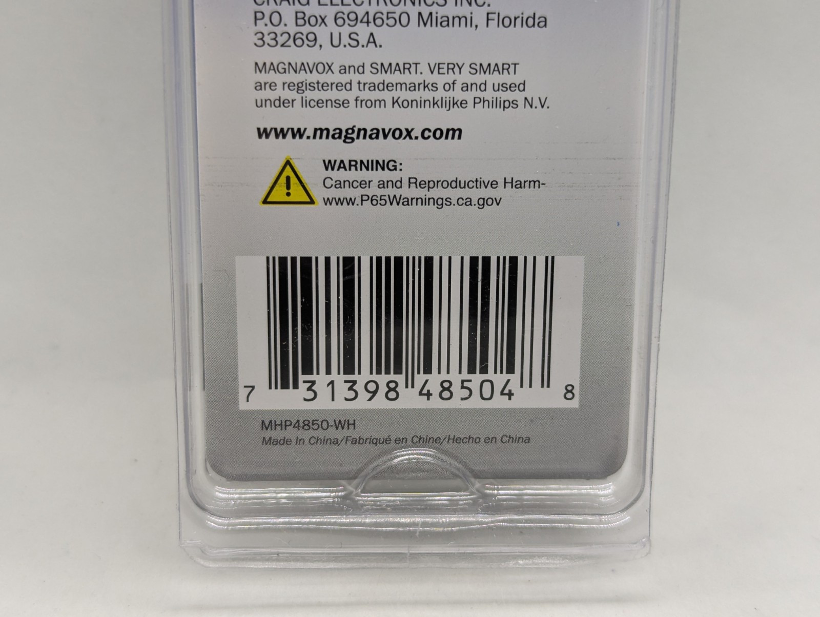 Magnavox Shuffle In Ear Headphone Clear Bass Earbuds White New