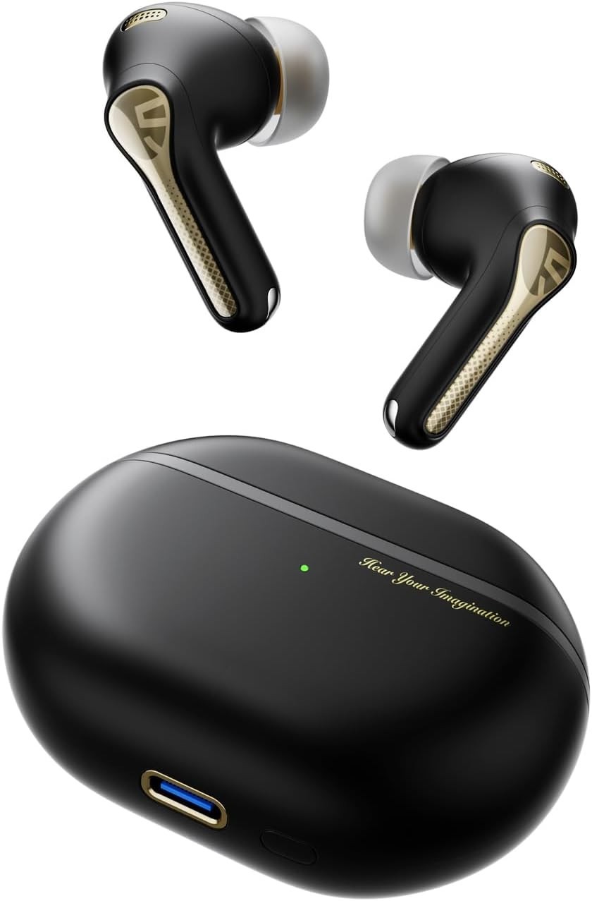 New Open Box SoundPEATS Capsule3 Pro+ Wireless Earbuds ANC Hi-Res Bluetooth 5.3