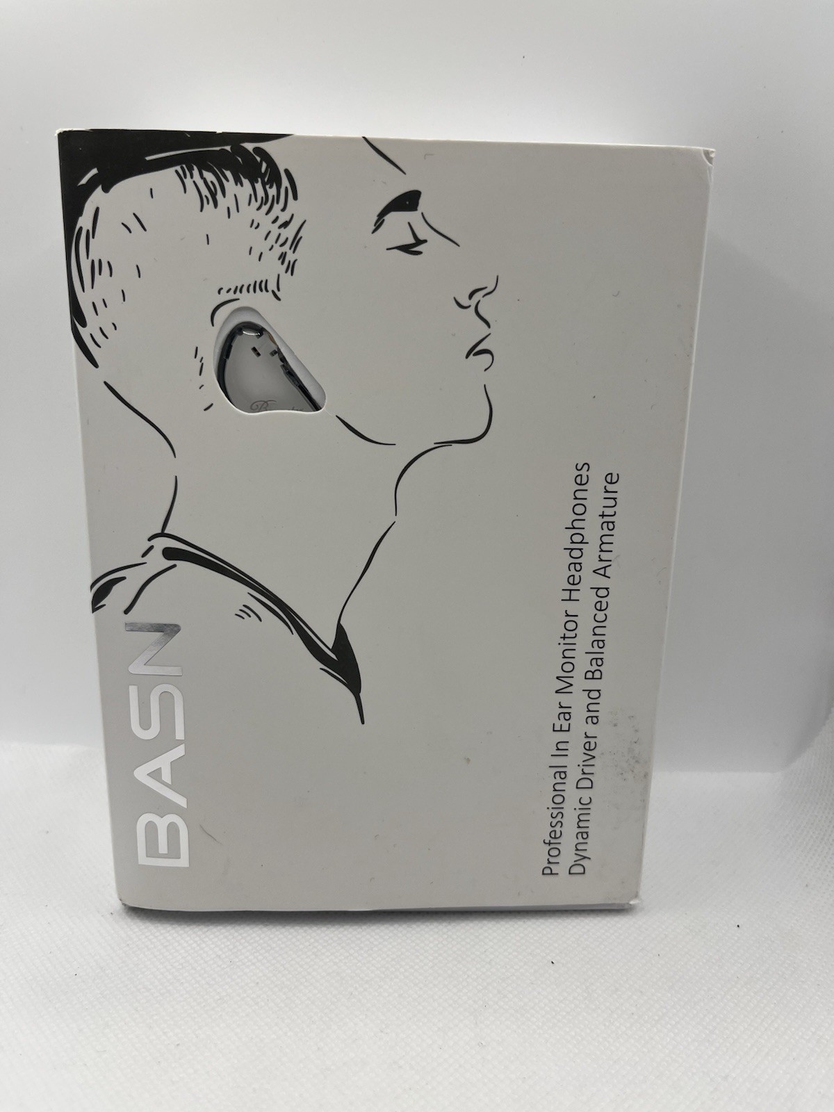 BASN Bmaster Triple Drivers in Ear Monitor Headphone Earbuds Pro Black