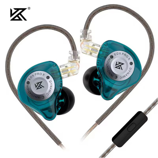 KZ EDX Pro X Wired IEM Earphones Dynamic Driver HiFi Bass Sound