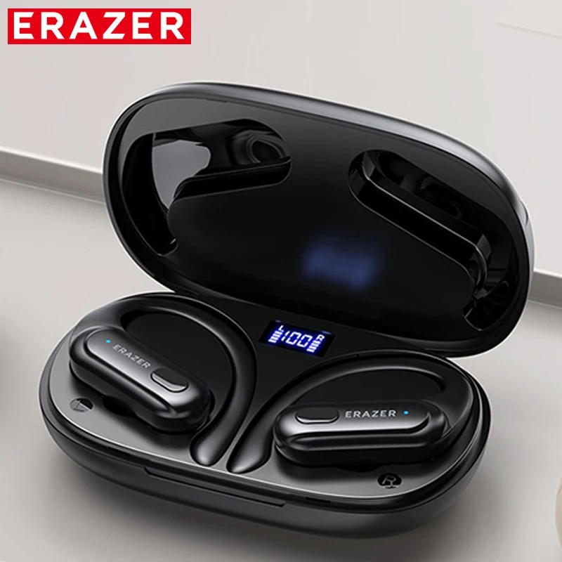 Erazer XT60 Bluetooth 5.3 Earbud Noise Cancelling Low Latency HiFi Ear-clips