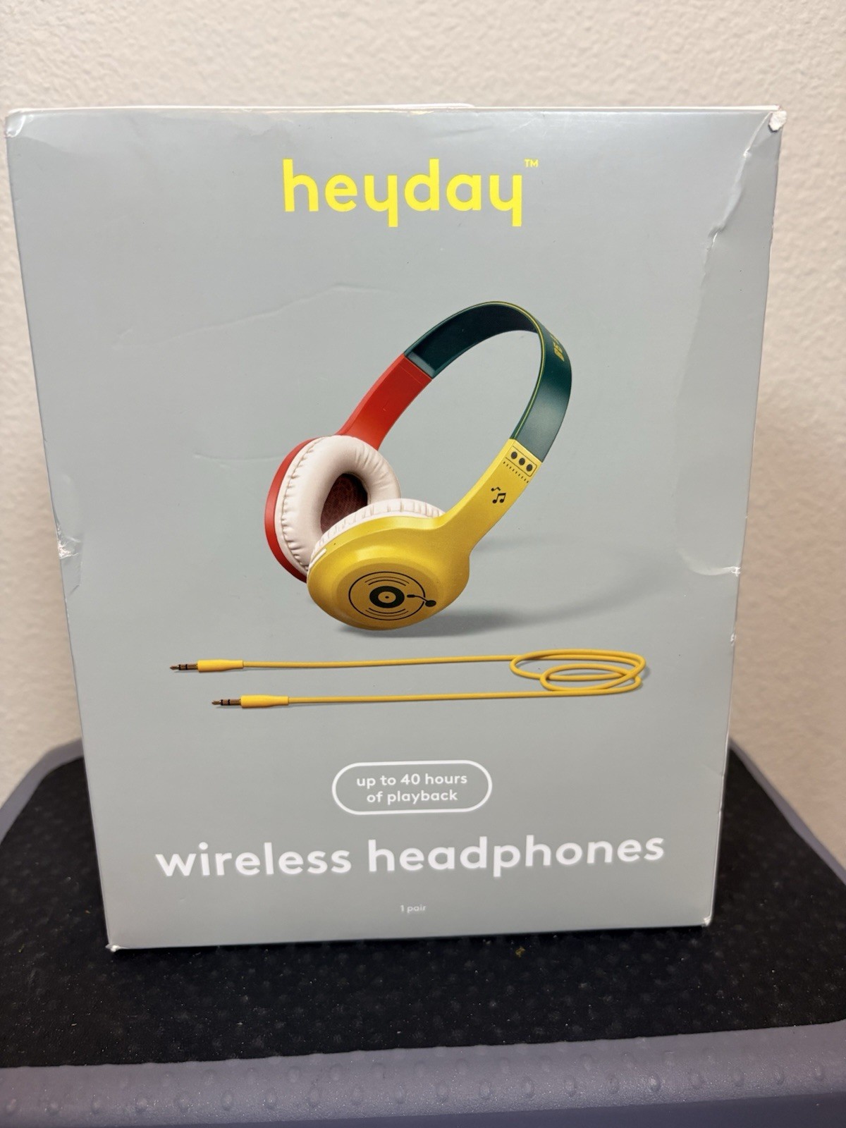 heyday Wireless Headphones Bluetooth 5.4 Multicolor Up to 40 Hours Playback AUX