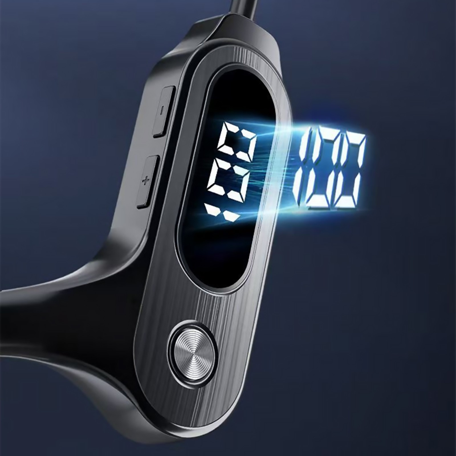1 x Bluetooth headset Smart Touch Control LED Digital Screen Work 300mah