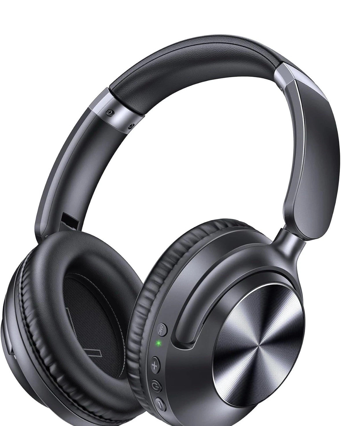 TAGRY H08 Active Noise Cancelling Headphones Over Ear Bluetooth – Black