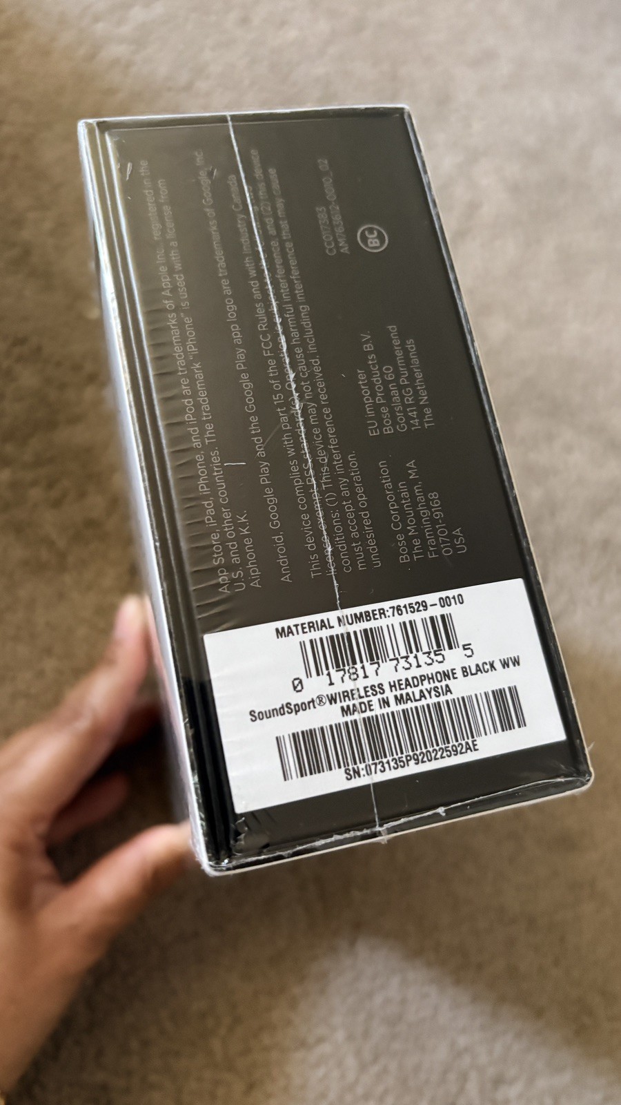BOSE SoundSport Wireless Sweatproof Earbuds Earphones Neckband – BRAND NEW