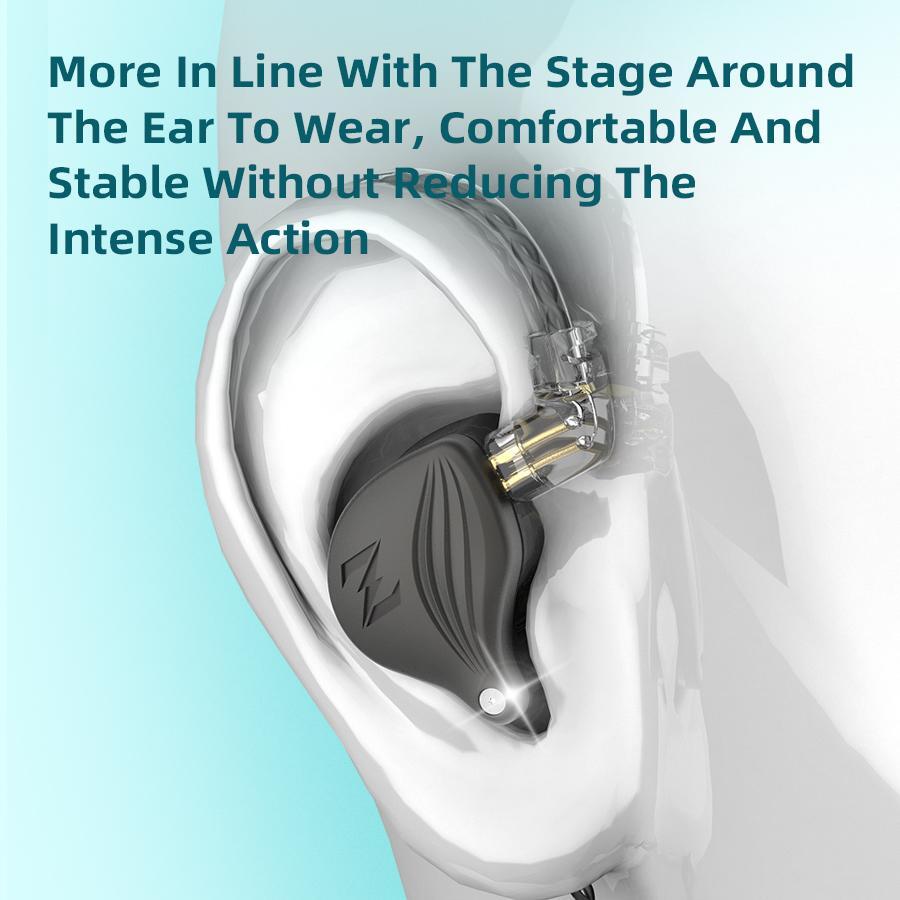 Newest Dynamic Earphone Hifi Dj Monitor in Ear Earphones Earbud Sport