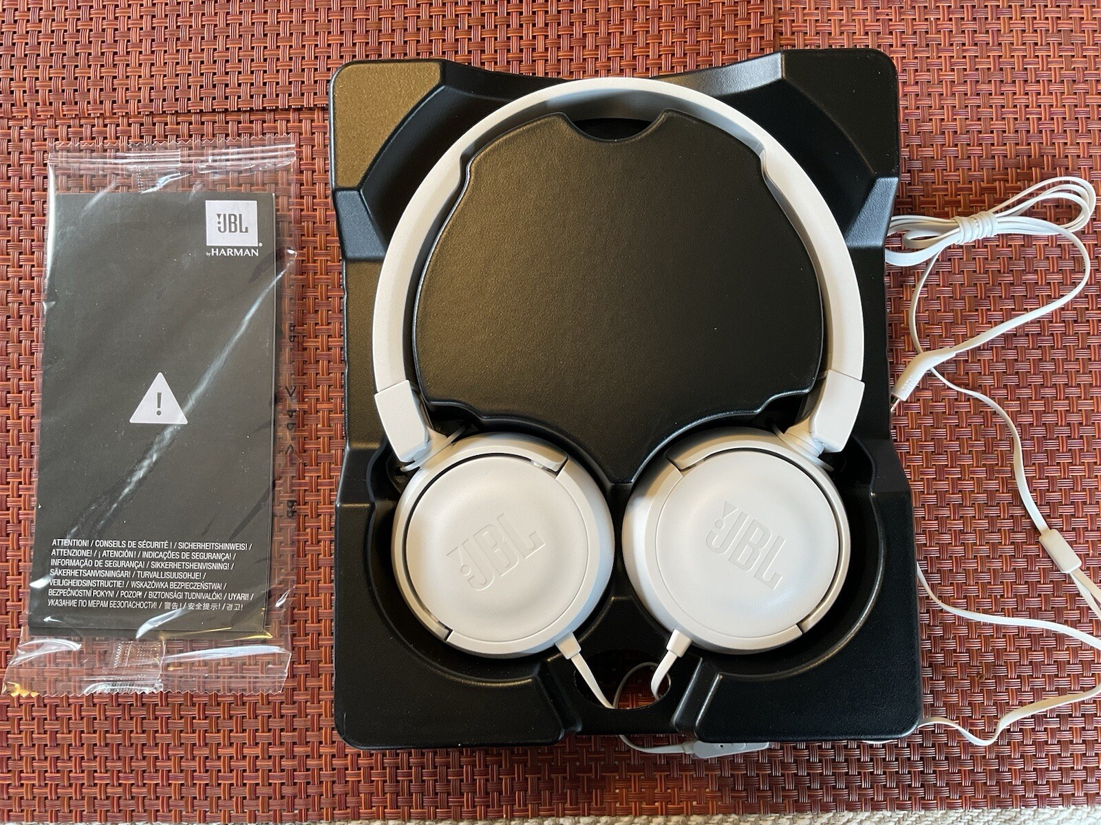 JBL T450 By Harman Pure Bass On-Ear New Headphones