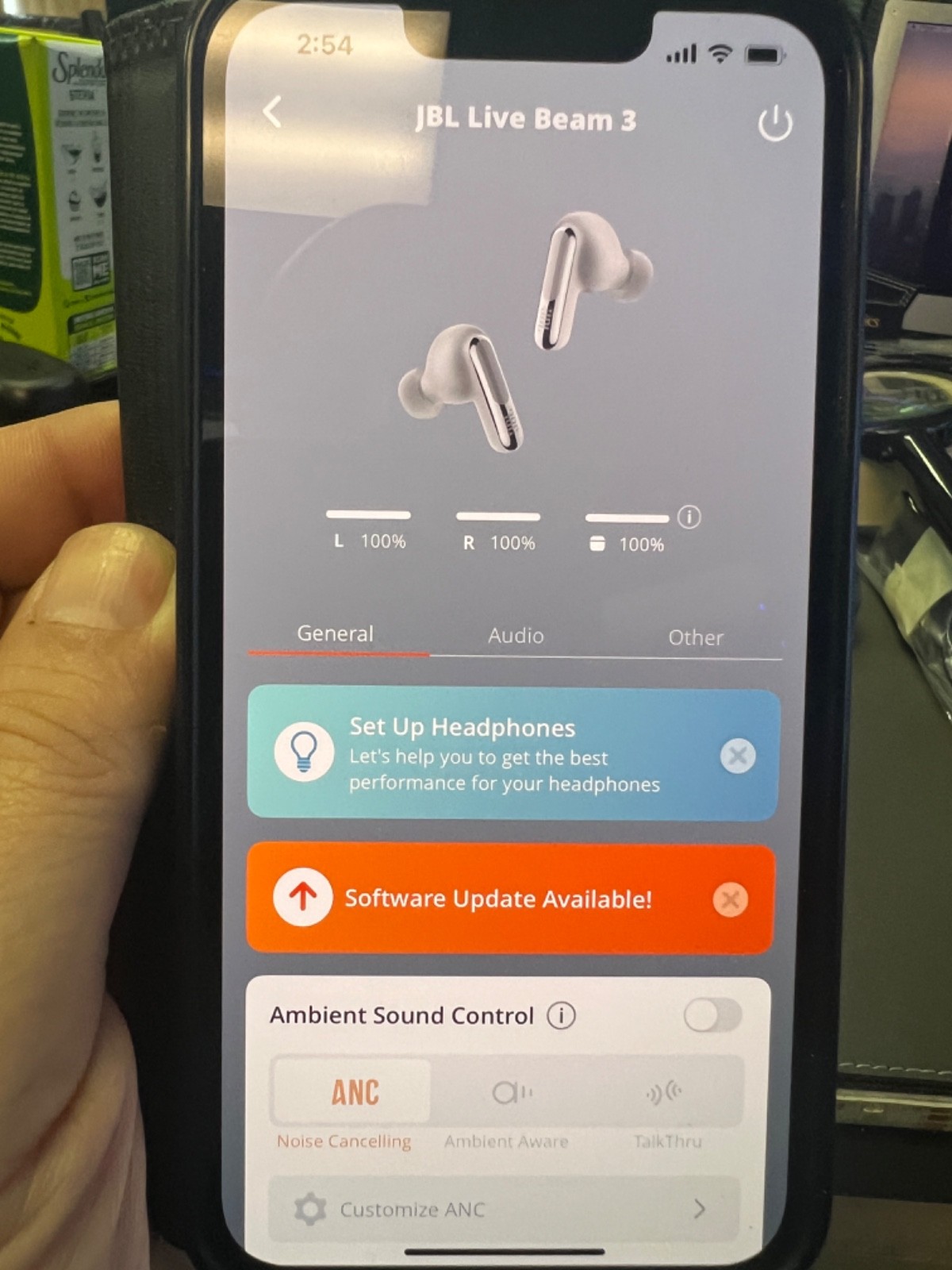 JBL LIVE Beam 3 True Wireless Noise Cancelling Earbud Headphones