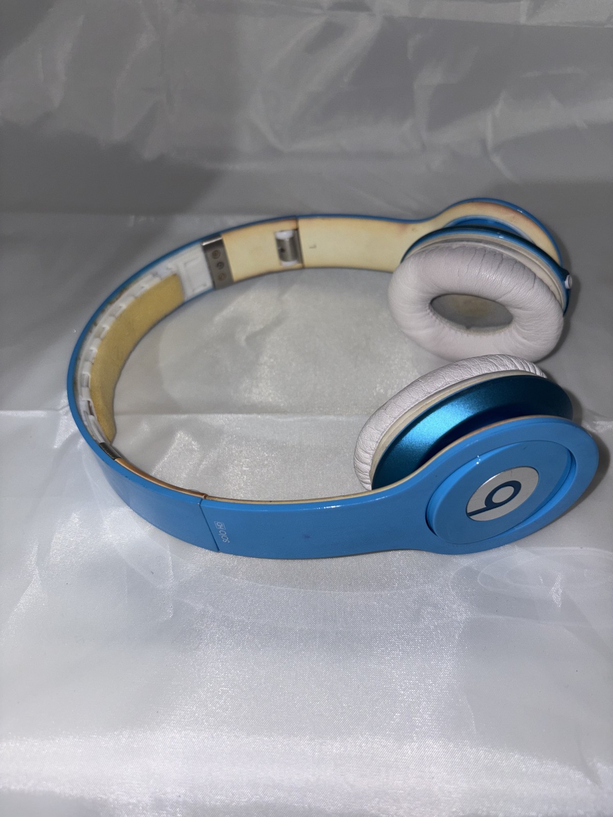 Beats Solo HD On-Ear Headphones Blue – With Case & Cable – Tested & Working USA