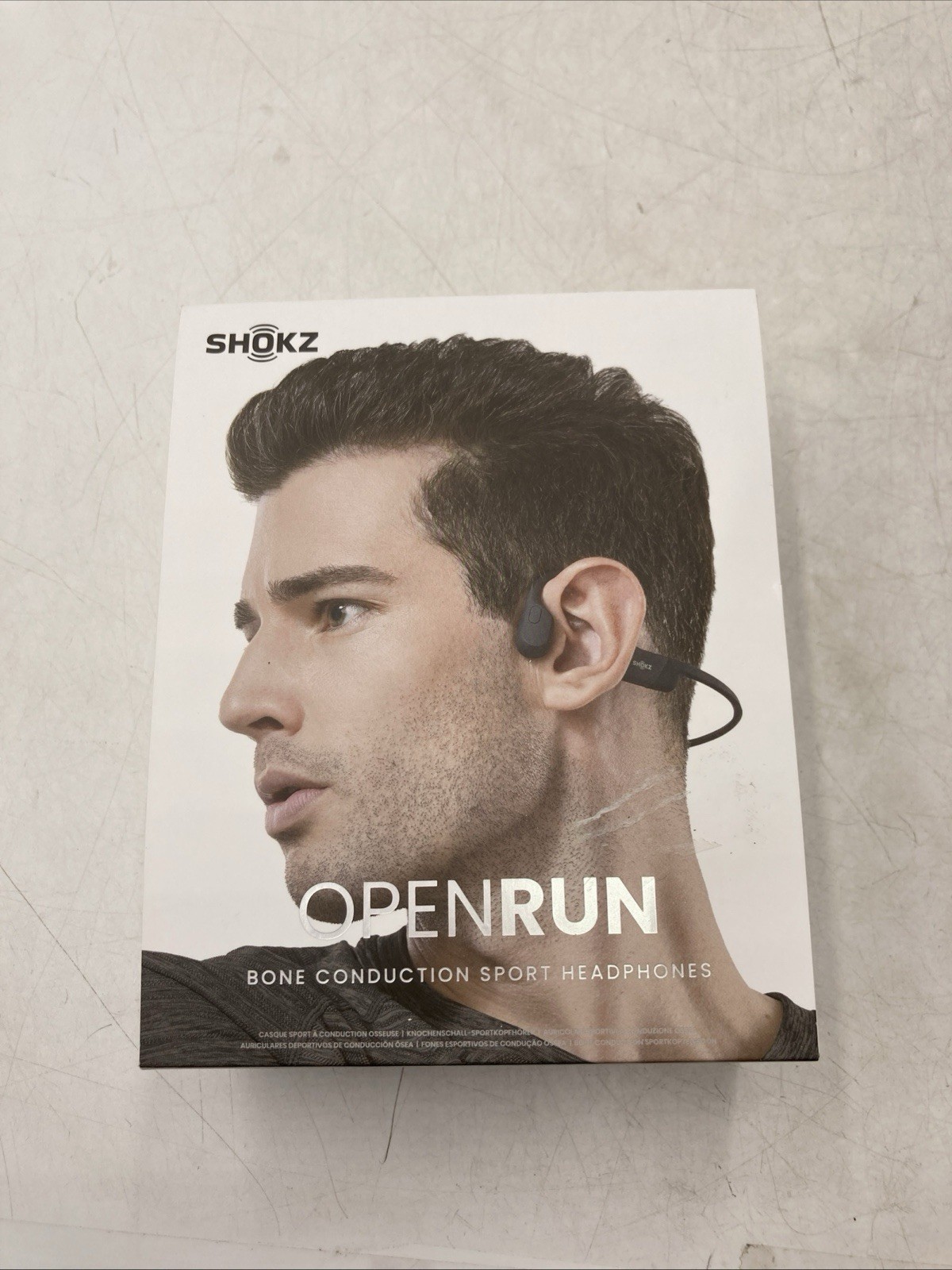 Shokz OpenRun Bluetooth Wireless Headphones – Black: Open-Ear,