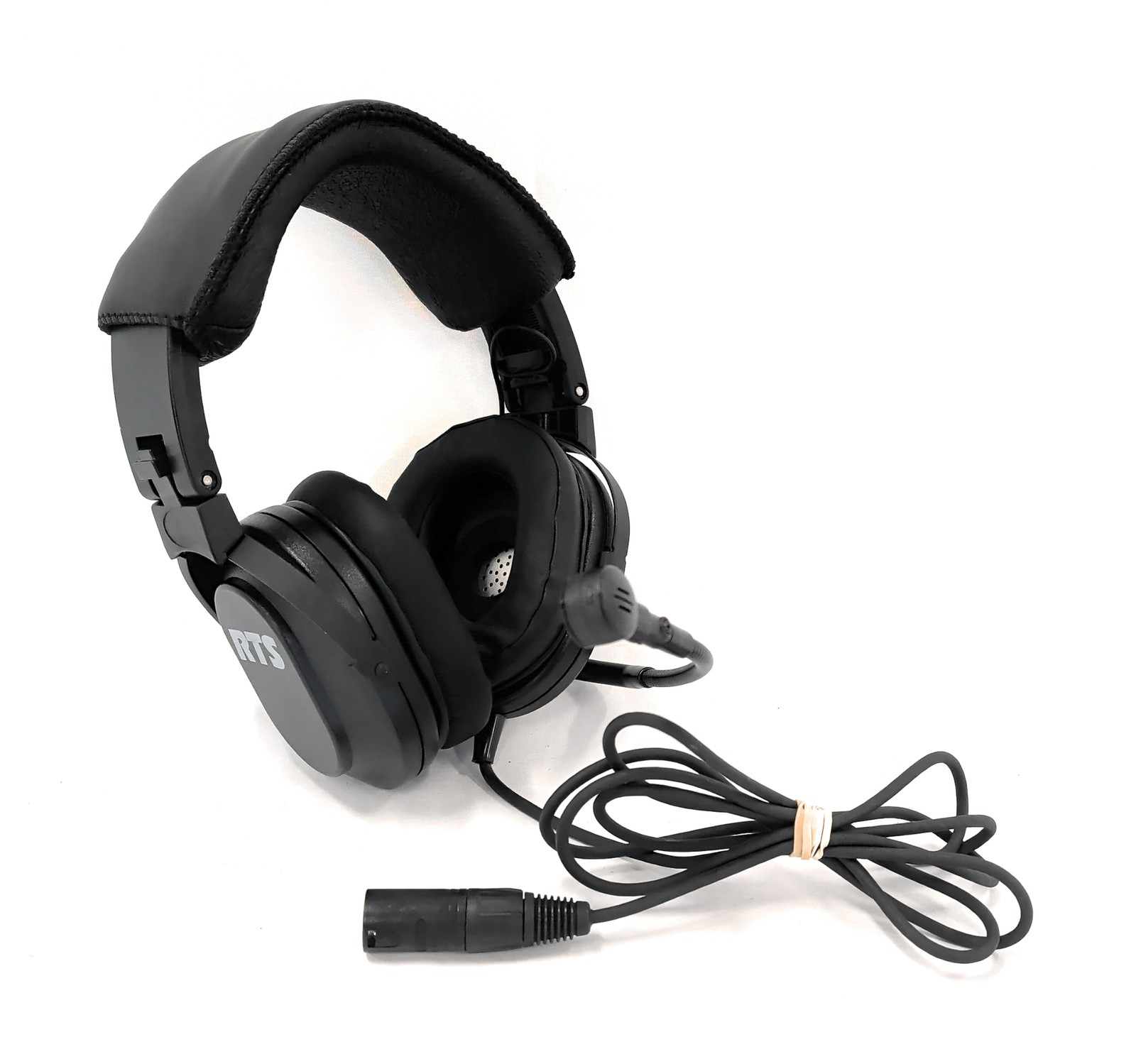 RTS HRF-2 Dual-Sided Headset with Dynamic Boom Microphone XLR 5-Pin Male