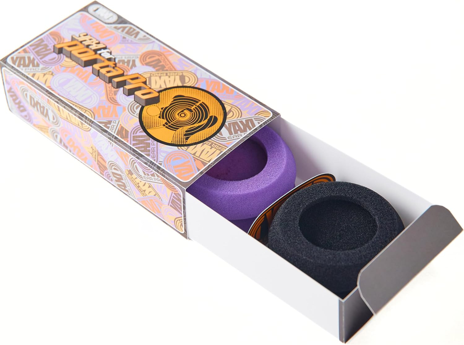 YAXI EARPADS for Koss PORTAPRO 2Pairs (Purple+Black)