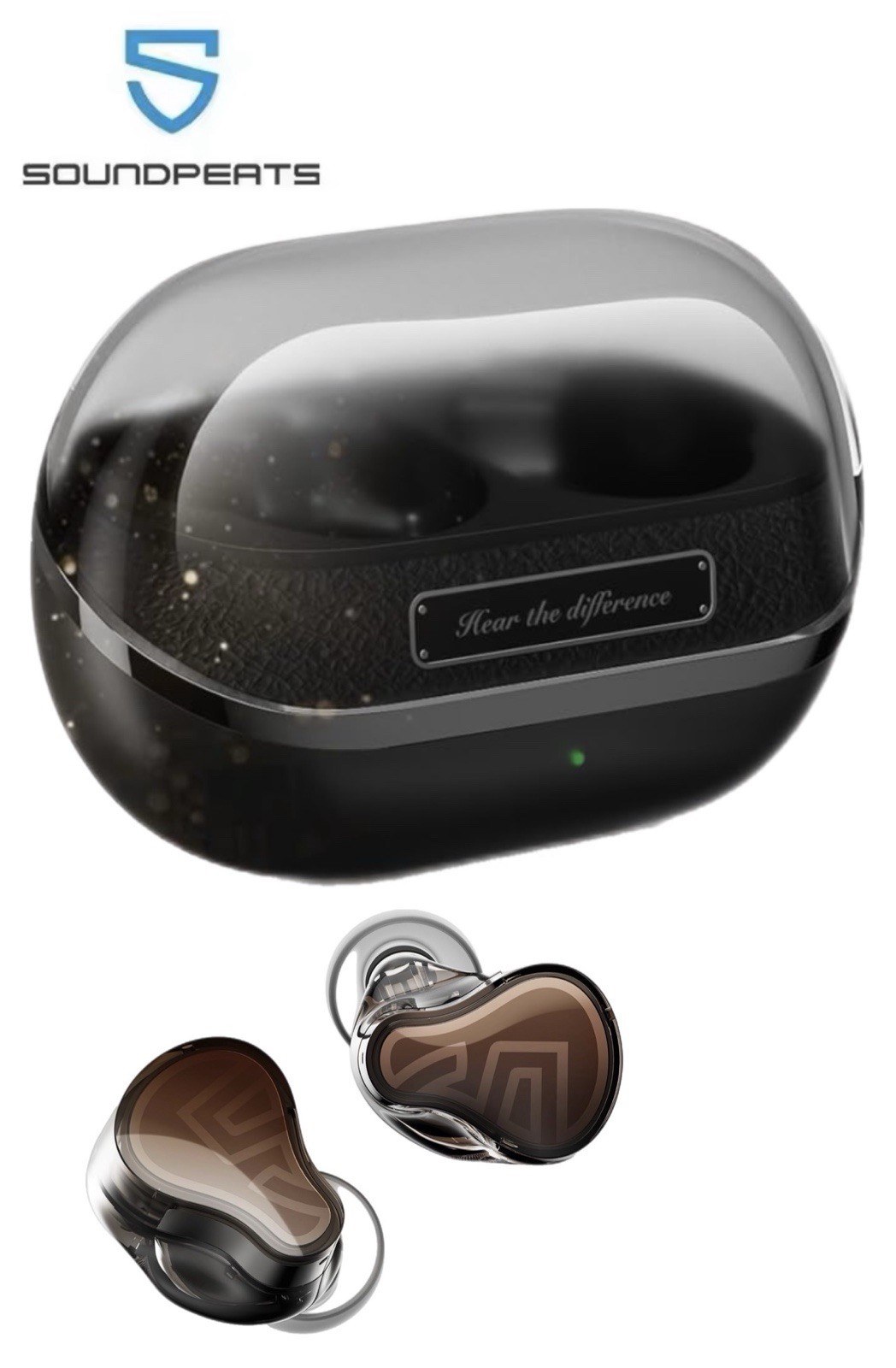 SoundPEATS H3 AI Hybrid 3 Driver Wireless Earbuds 12mm BT 5.4 55dB Adaptive ANC