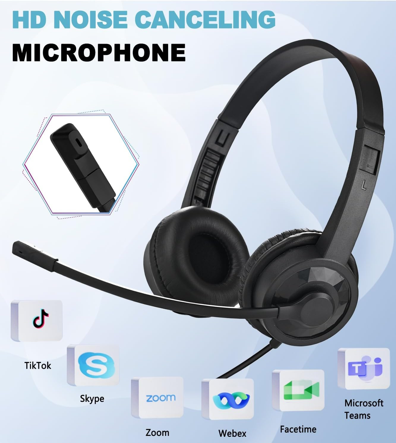 Kids Headphones with Microphone for Classroom School (20 Pack), 6Ft Ultra-Long L